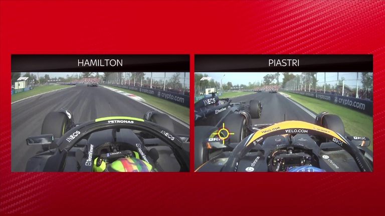 Anthony Davidson se penche sur la collision entre Lewis Hamilton de Mercedes et Oscar Piastri de McLaren lors du GP d'Italie