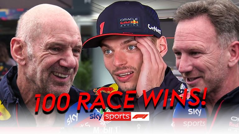 Verstappen, le directeur de l'équipe Christian Horner et le directeur technique Adrian Newey ont tous salué la 100e victoire de Red Bull au Grand Prix du Canada.