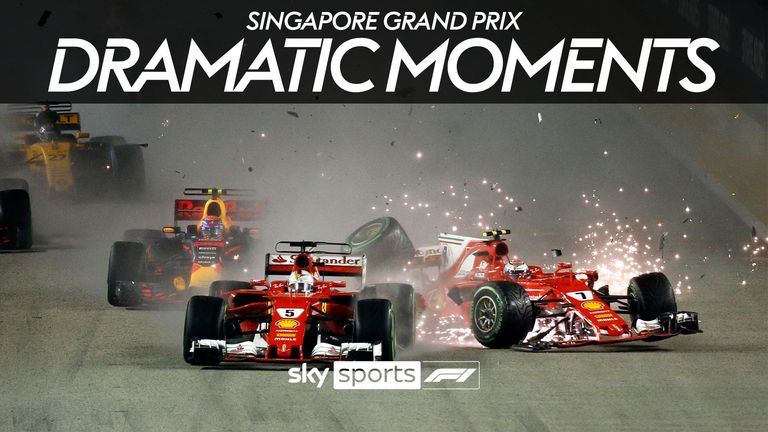 Revenez sur certains des moments les plus dramatiques du Grand Prix de Singapour