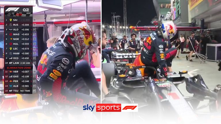 Verstappen et Perez ont été éliminés des qualifications en Q2 lors d'une soirée dramatique à Singapour