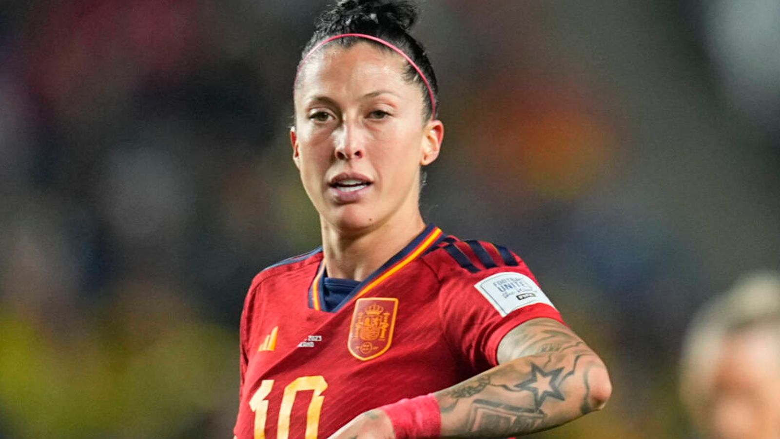 Jenni Hermoso in World Cup action for Spain