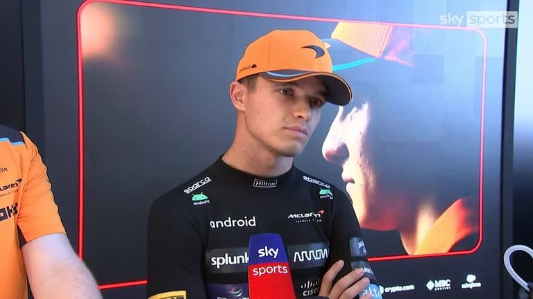 Lando Norris de McLaren déclare que l'équipe devrait être fière des progrès réalisés cette saison, mais admet qu'il est difficile de rivaliser avec le rythme de Max Verstappen