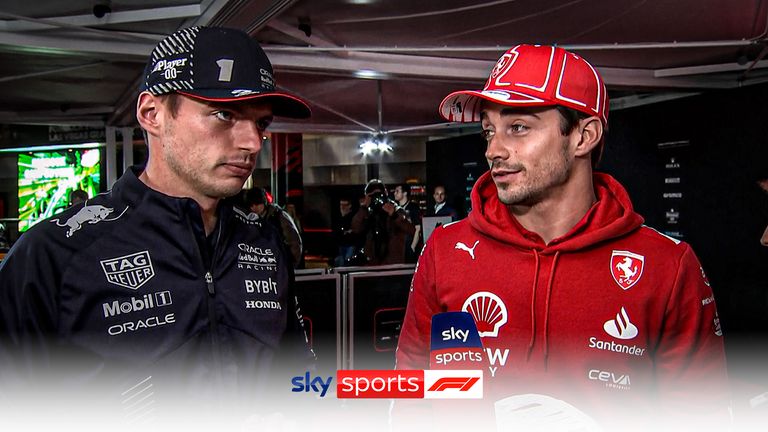 Le pilote Ferrari Charles Leclerc pense qu'il aura le dessus après les qualifications tandis que le pilote Red Bull Max Verstappen n'en est pas trop sûr.