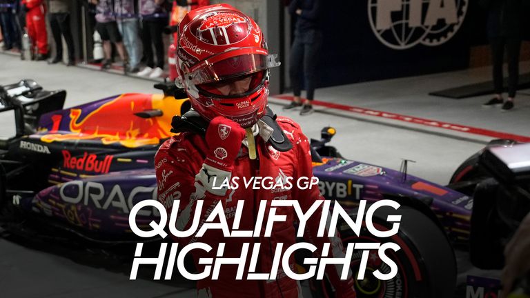 Un résumé de toute l'action des qualifications de Las Vegas alors que Leclerc a pris la pole position