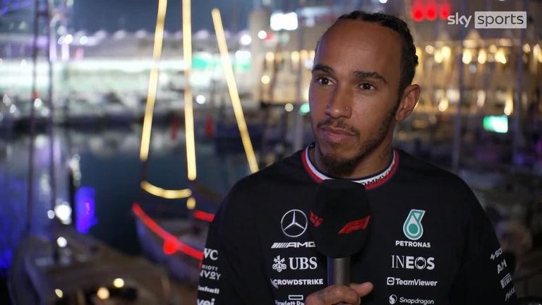 Lewis Hamilton revient sur les deux séances d'essais tout en espérant terminer en Q3 lors des qualifications du GP d'Abu Dhabi